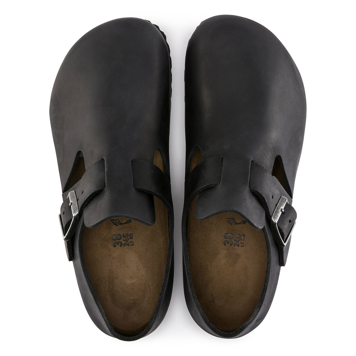 LONDON - BLACK - OIL LEATHER