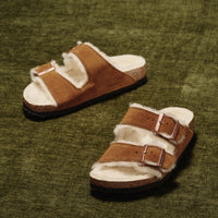 ARIZONA SHEARLING - MINK - SUEDE