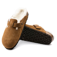 BOSTON SHEARLING CLOG - MINK - SUEDE