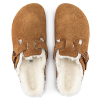 BOSTON SHEARLING CLOG - MINK - SUEDE