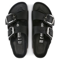 Birkenstock Arizona Big Buckle Sandal in Black Oiled Leather