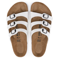 Women's Birkenstock Florida Three-Strap Sandal in White Birko-Flor®