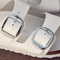 ARIZONA BIG BUCKLE - WHITE - LEATHER