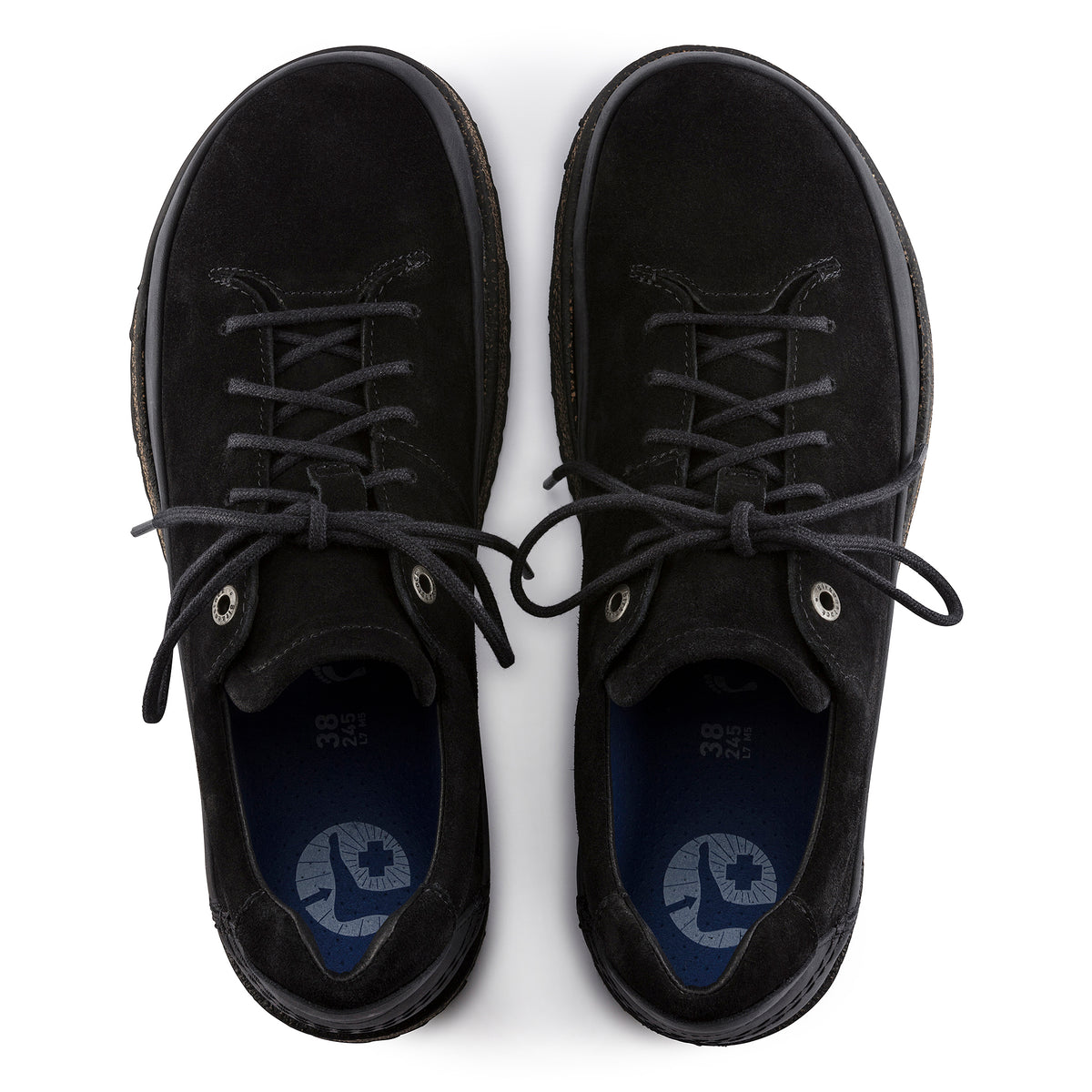 M-HONNEF LOW - BLACK - SUEDE