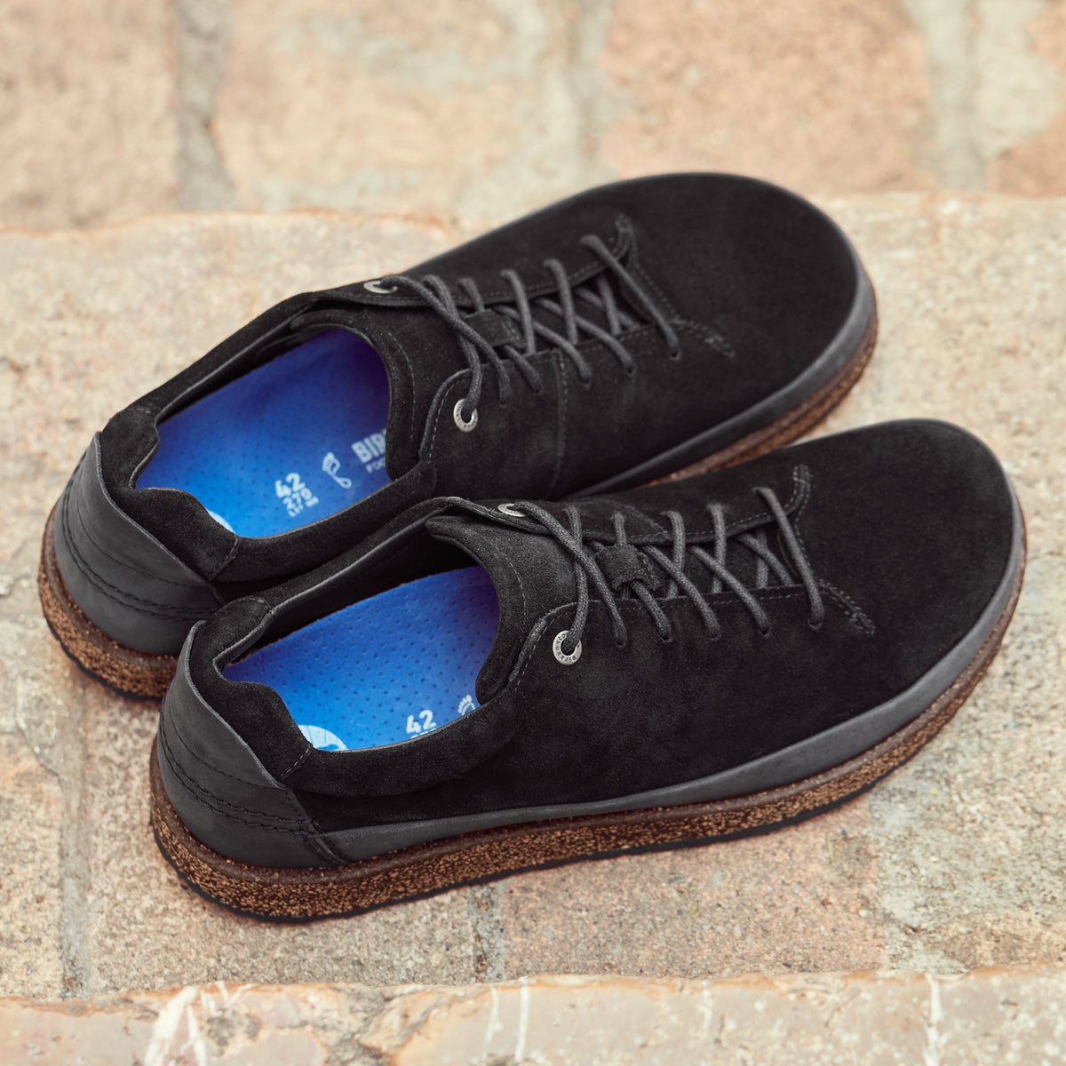 M-HONNEF LOW - BLACK - SUEDE