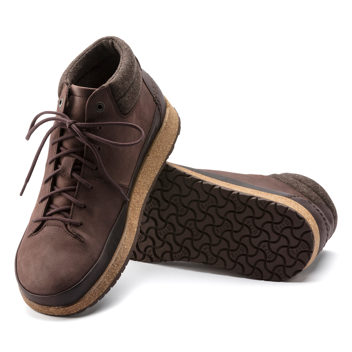 M-HONNEF HIGH - ROAST - OIL LEATHER