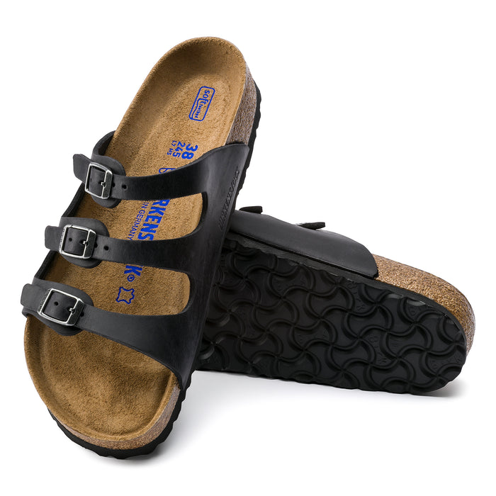 FLORIDA SOFT - BLACK - OIL LEATHER