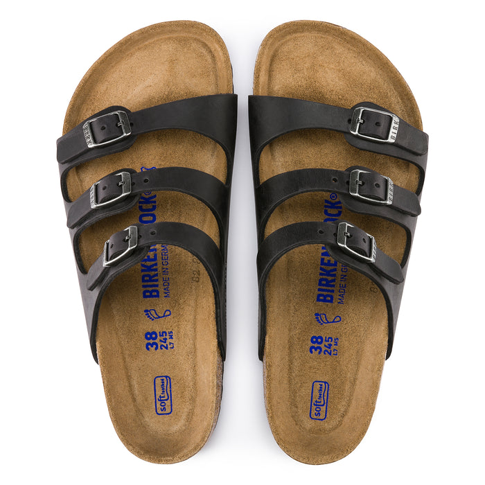 FLORIDA SOFT - BLACK - OIL LEATHER