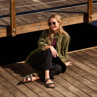 FRANCA - BLACK - OIL LEATHER