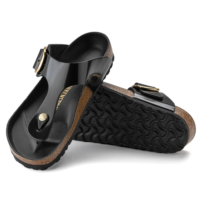 Birkenstock Gizeh Big Buckle in High Shine Black