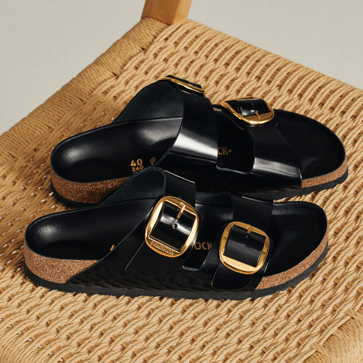 ARIZONA BIG BUCKLE - HIGH SHINE - LEATHER