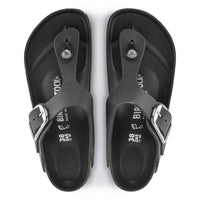 GIZEH BIG BUCKLE - BLACK - OIL LEATHER