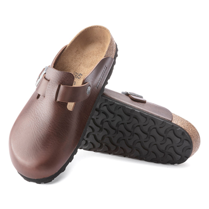BOSTON GRIP CLOG - ROAST - LEATHER
