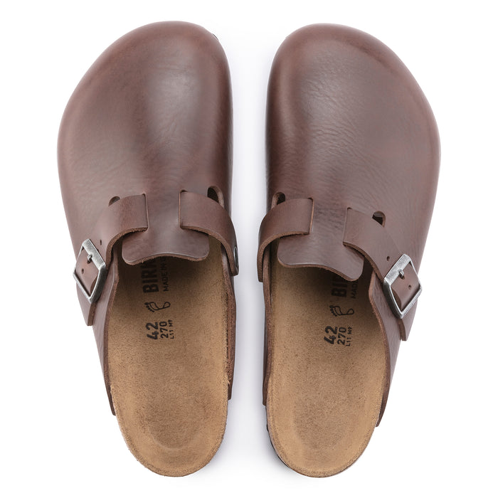 BOSTON GRIP CLOG - ROAST - LEATHER