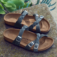 FRANCA BRAID - NAVY - OIL LEATHER