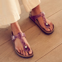 GIZEH BRAID - LAVENDER - OIL LEATHER