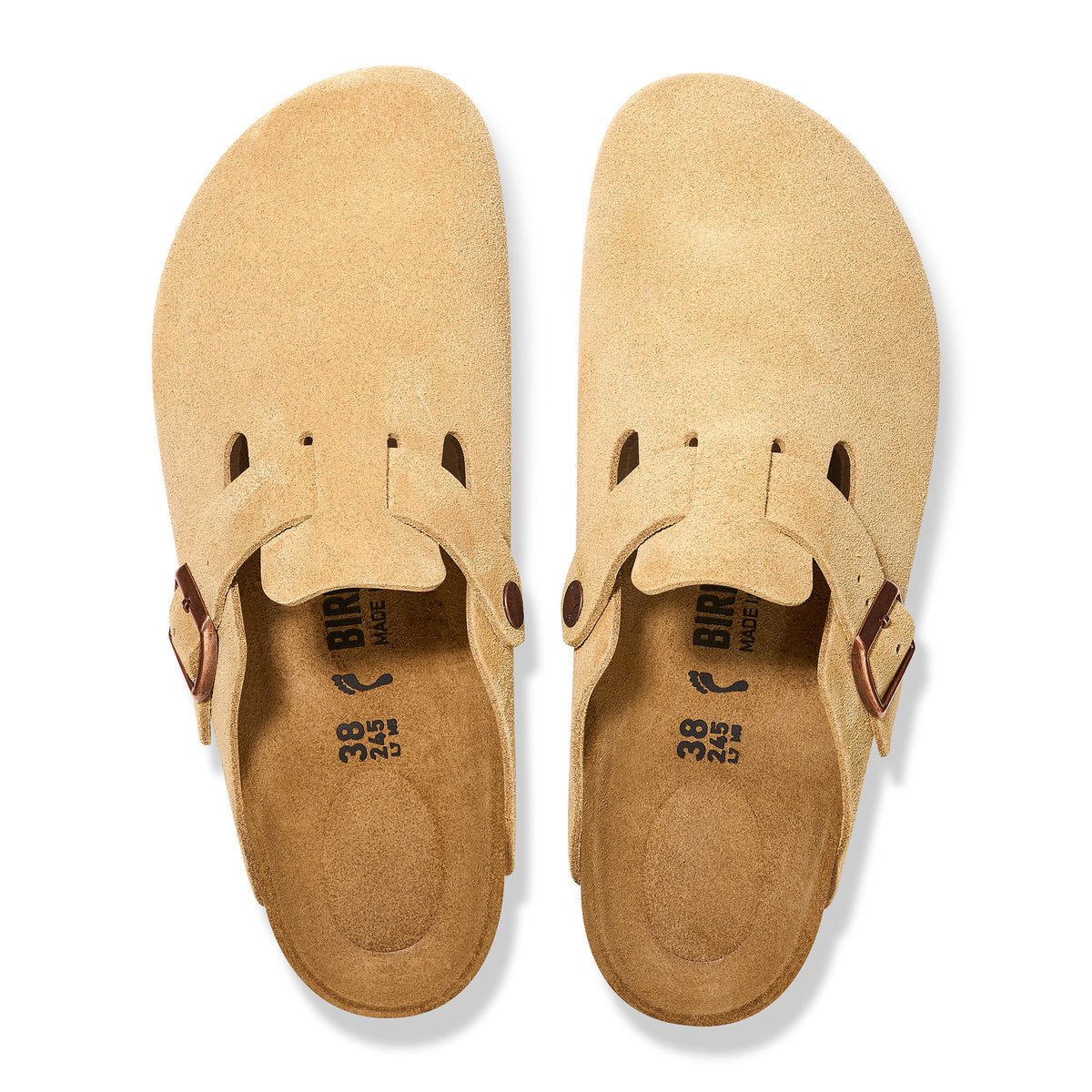 BOSTON CLOG - LATTE - SUEDE