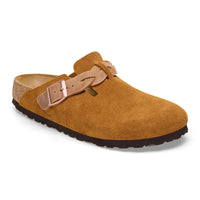 BOSTON BRAID CLOG - MINK - SUEDE