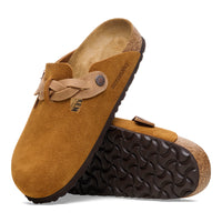 BOSTON BRAID CLOG - MINK - SUEDE