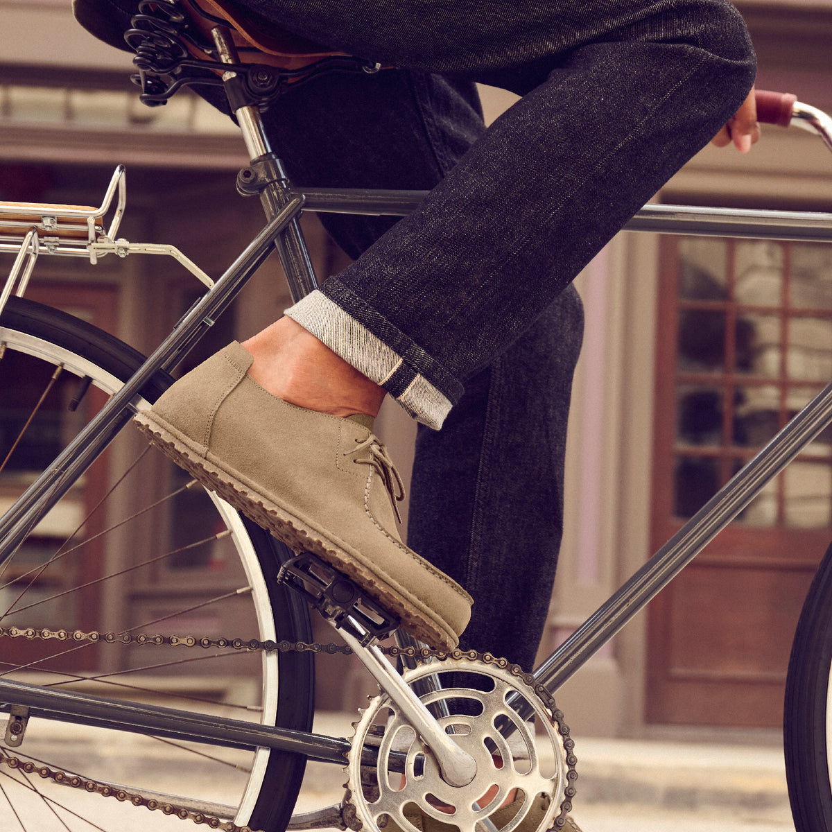 M-UTTI LACE - GRAY TAUPE - SUEDE