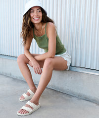 Birkenstock Arizona EVA sandal in Eggshell