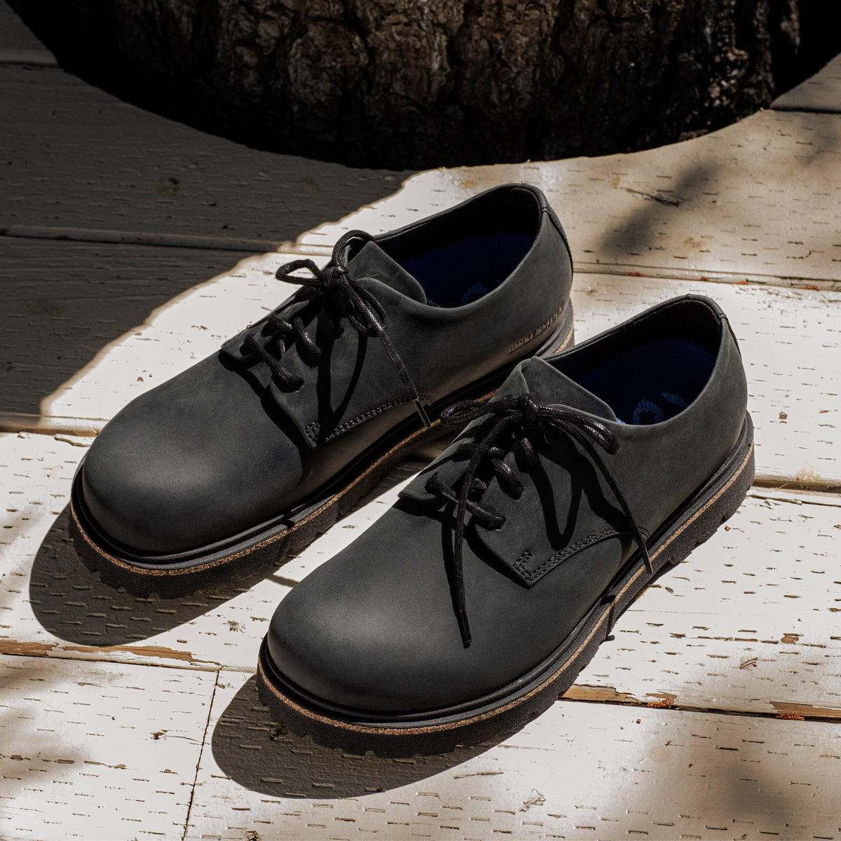 HIGHWOOD LOW - BLACK - OIL LEATHER