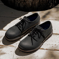 HIGHWOOD LOW - BLACK - OIL LEATHER