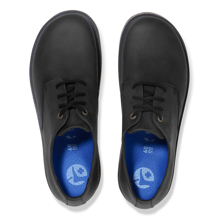 HIGHWOOD LOW - BLACK - OIL LEATHER