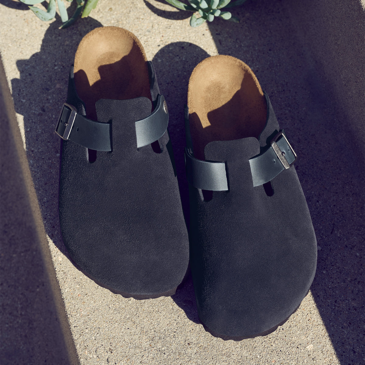BOSTON CLOG - MIDNIGHT - LEATHER