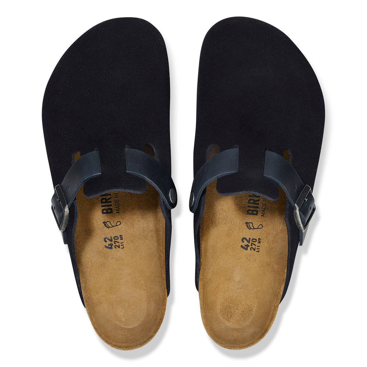 BOSTON CLOG - MIDNIGHT - LEATHER