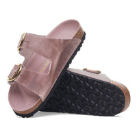 Women's Birkenstock Arizona Big Buckle Sandal in Lavender Oiled Leather