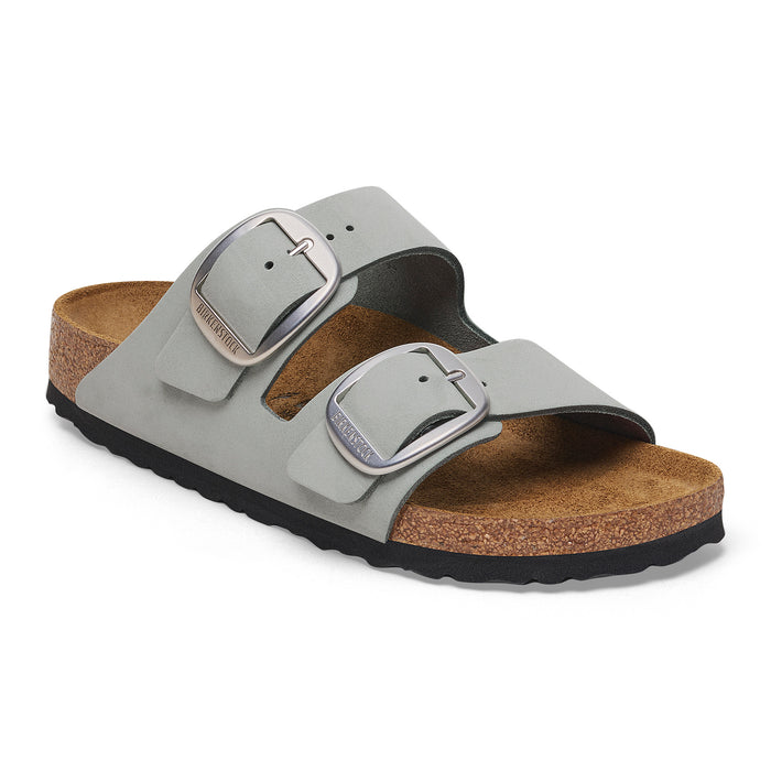 Birkenstock Arizona Big Buckle in Pure Sage Nubuck Leather