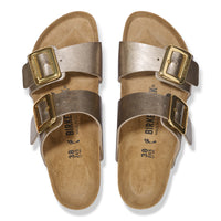 Birkenstock Sydney Luxe Buckle Sandal in Graceful Taupe