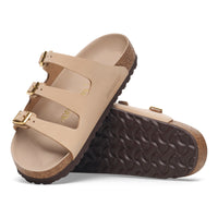 Women's Birkenstock Florida Hex Sandal in Sandcastle Nubuck Leather