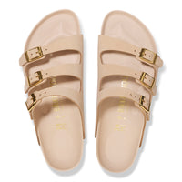Women's Birkenstock Florida Hex Sandal in Sandcastle Nubuck Leather
