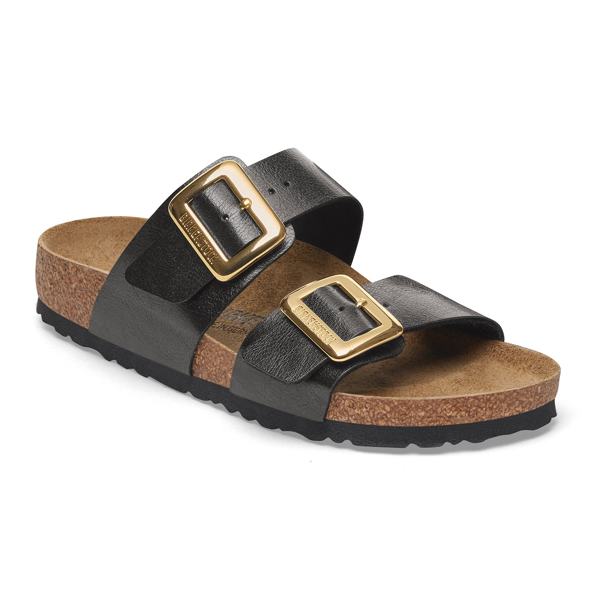 Birkenstock Sydney Luxe Buckle Sandal in Graceful Licorice