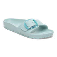 Women's Birkenstock Madrid Big Buckle EVA Slide in Surf Green 1029614