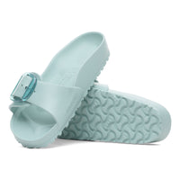 Women's Birkenstock Madrid Big Buckle EVA Slide in Surf Green 1029614