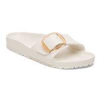 Women's Birkenstock Madrid Big Buckle EVA Slide in Eggshell 1029633