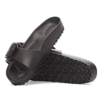 Women's Birkenstock Madrid Big Buckle EVA Slide in Black - 1029635