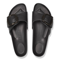 Women's Birkenstock Madrid Big Buckle EVA Slide in Black - 1029635
