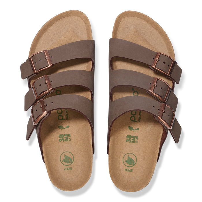 Women's Birkenstock Florida Flex Platform Vegan Sandal in Mocha Birko-Flor