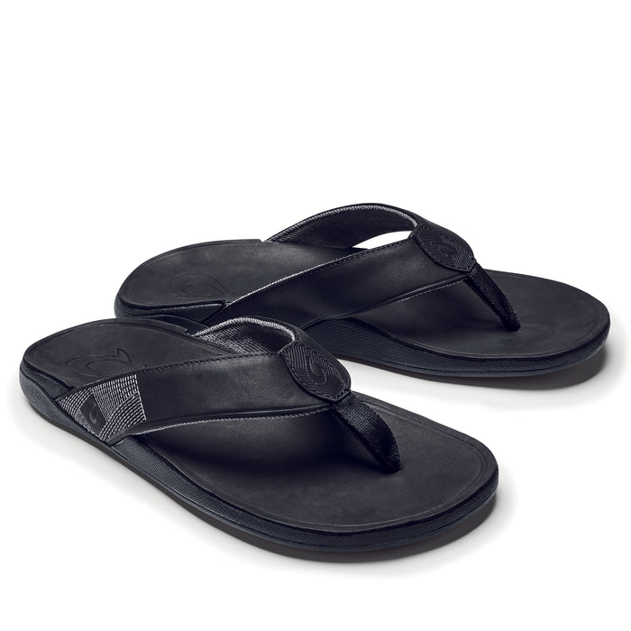 TUAHINE - BLACK - LEATHER