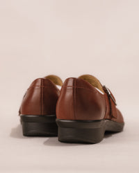 Dansko Collette Mary Jane – Women's Russett Burnished Nubuck Leather Arch Support Shoe