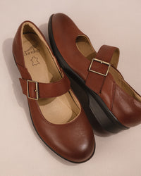 Dansko Collette Mary Jane – Women's Russett Burnished Nubuck Leather Arch Support Shoe