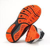 Men’s Brooks Ghost 17 Road Running Shoe in Oyster Mushroom/Orange/Ebony