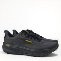 Men’s Brooks Ghost 17 Road Running Shoe in Ebony/Black/Yellow