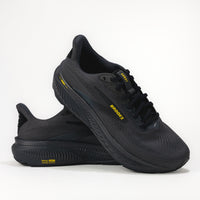 Men’s Brooks Ghost 17 Road Running Shoe in Ebony/Black/Yellow