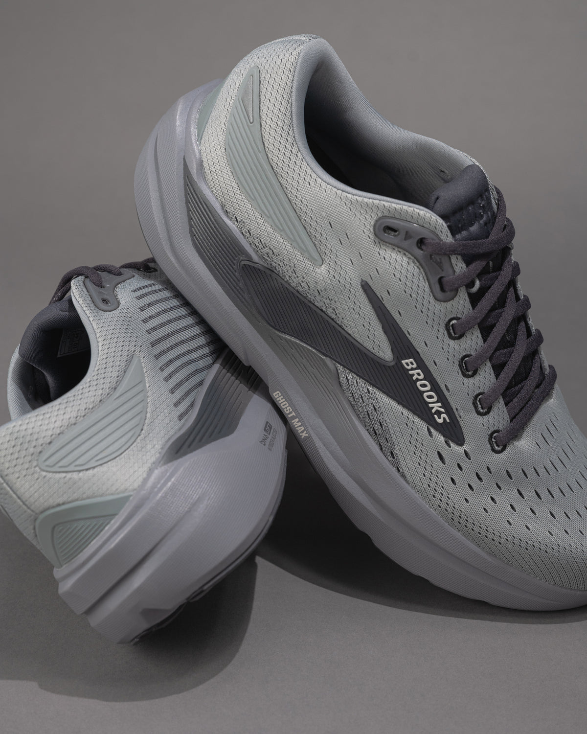 Men’s Brooks Ghost Max 3 – Primer Gray Neutral Road Running Shoe with Max Cushion