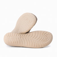 Women's Naot Okahu Slip-On Sneaker in Taupe Knit with Koru Vegan Footbed